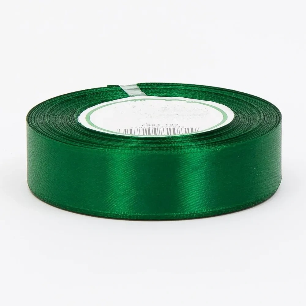 Saténová stuha smaragdová 25mm / 32m