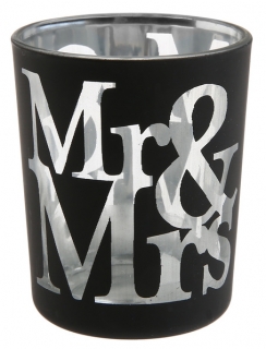 Svietnik MR MRS čierny(2ks)