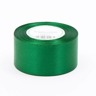 Saténová stuha smaragdová 50mm / 32m