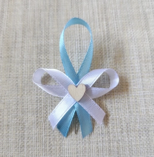 Svadobné pierko Love modré