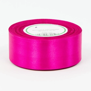 Saténová stuha cyklaménová 38mm / 32m