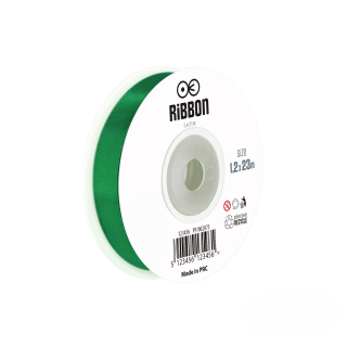 Saténová stuha smaragdová 12mm / 23m