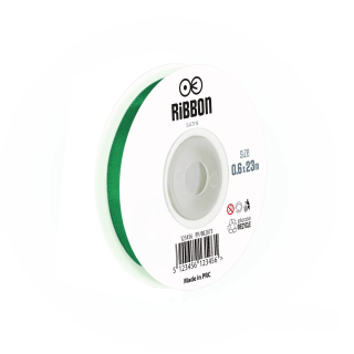 Saténová stuha smaragdová 6mm / 23m