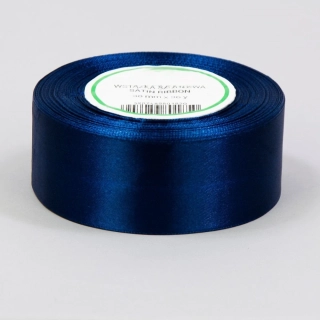 Saténová stuha tmavomodrá 38mm / 32m