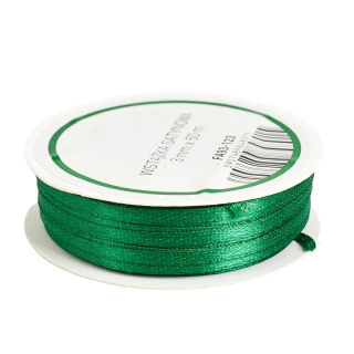 Saténová stuha smaragdová 3mm / 45m