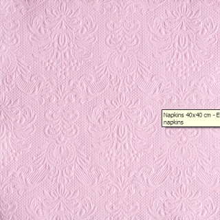 Reliéfne servítky ružové 40x40