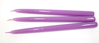 Kónická sviečka levandulová 30cm