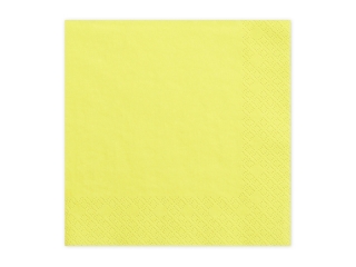 Servítky žlté 33x33cm
